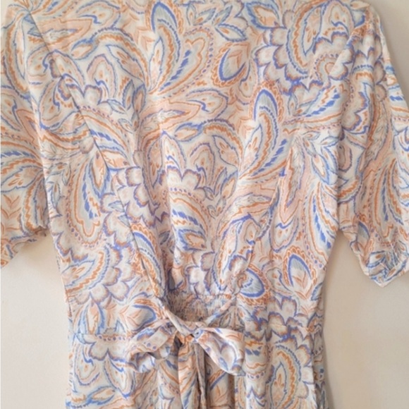 Lucky Brand Floral Shirt Button Down Midi Dress Size L NWT - Picture 6 of 7